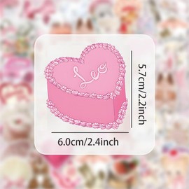 200PCS Pink Aesthetic Stickers,Coquette Girly Stickers,Pink Bow Motivational Stickers Pink Preppy Decals Inspirational Stickers for Woman Girl Book Lover, Gifts Accessories for Adults Kids Teen Girls