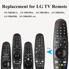 Voice Magic TV Remote for LG Smart TV 2019-2021 AKB75855501 Replace LG Magic Remote Control AN-MR20GA AN-MR19BA with Pointer Function