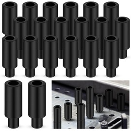 Hicarer 20 Pcs 2 Inch Welding Table Fixture Pins, 5/8 Bottom Diameter, 1" Top Diameter, Stop Alignment Square Mount Fixed Kit Welding Table Accessories Portable Welding Tables
