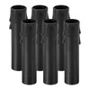 PATIKIL 4 Inch Tall Candle Covers Sleeves, 6Pcs Plastic E12