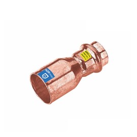 Sanpro Press Fitting Copper Reducer Size V 18 - Outlet 28 mm (Copper Gas Water Drinking Water Heating Plumbing Fittings Fitting Copper Line) Size: V 18