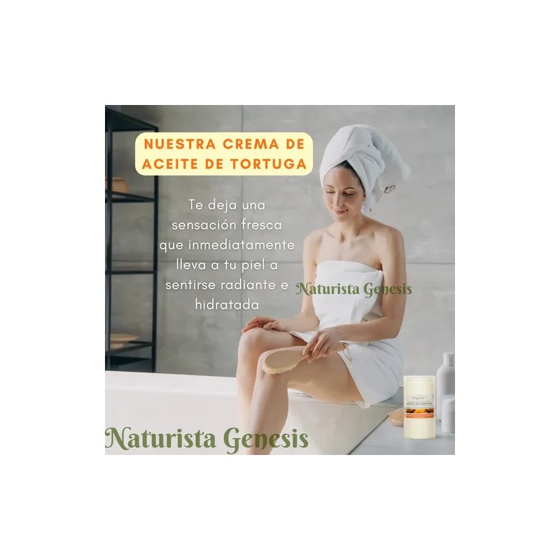 Crema Corporal Aclarante Aceite Tortuga Florigan 1kg Pack 3