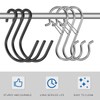 HARFINGTON 10pcs S Hooks 2.4" Metal Hanging S Shaped Hooks
