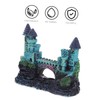 ORFOFE Aquarium Fish Tank Decoration Resin Castle Ornament Villa Shape