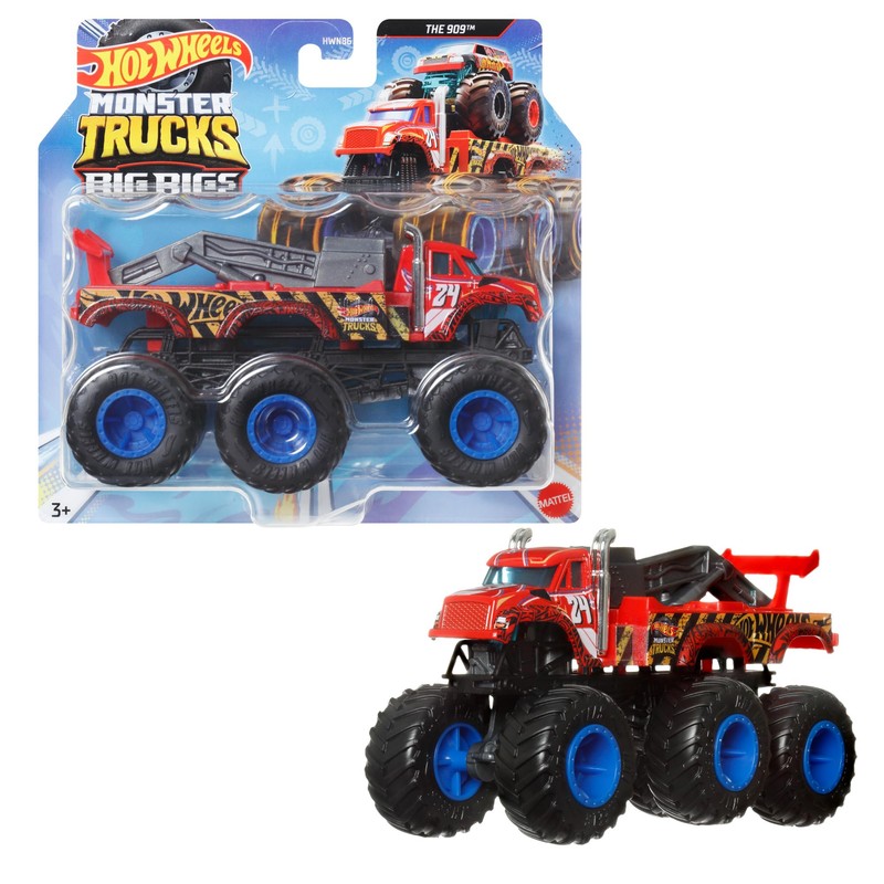 Hot Wheels Hot Wheels Monster Trucks Big Rigs, 1:64 Scale