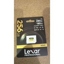 Lexar 256GB Professional Gold Micro SD Card by LEXAR-NEW & SEALED!!