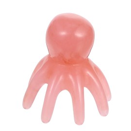 Gatuida Octopus Head Scalp Massager Comb Pink Portable Handheld Deep Massage Tool for Neck and Back Multipoint Design for Scalp Tension Relief Relaxation and Productivity Boost for Women