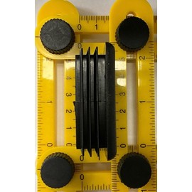 (Pack of 4) Genuine CAPLUGS USA Snap In Rectangular 3 x 2" | 10-14 Ga Steel Pipes/Rods | 2x3 Inches (2.73"-2.83" L - 1.74"-1.83" W ID) Fence Post Finishing Inserts | Fitness Equipment End Plugs.