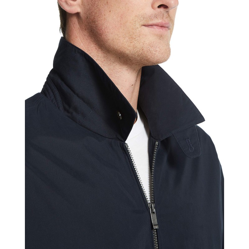 Weatherproof Garment Co. Mens Microfiber Classic Jacket, Navy, Medium