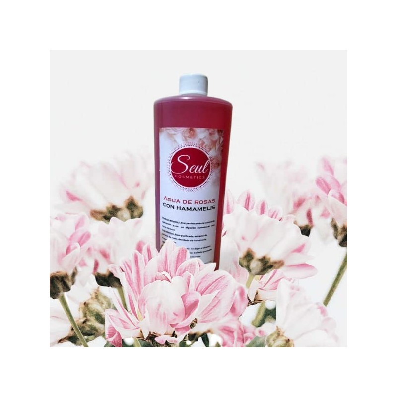 Agua De Rosas Con Acido Hialuronico Tónico Facial y corporal