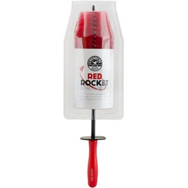 Chemical Guys Cepillo de Detallado Red Rocket, Seguro para Coches, Camiones, SUVs, RVs, Motocicletas y Más