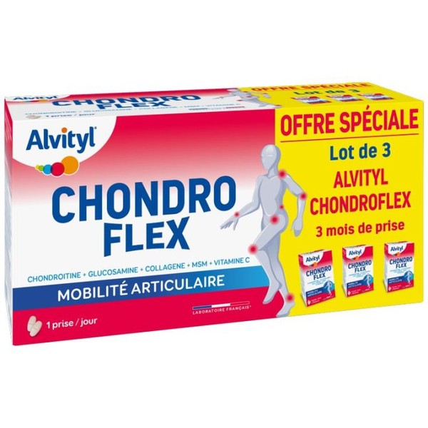 Urgo Alvityl Chondro Flex Mobilité Articulaire 3 x 60 comprimés