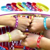 Tondiamo 48 Pcs Noah's Ark Rubber Bracelets Bulk Christian Rubber