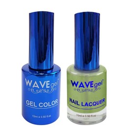 WAVEGEL Soak-Off Gel & Nail Lacquer Matching Duo Set - Royal Collection - #085 Nature's Throne I 0.5 Oz