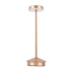 Rechargeable LED Table Lamp 2000mAh Cordless Battery Operated Metal Bedside