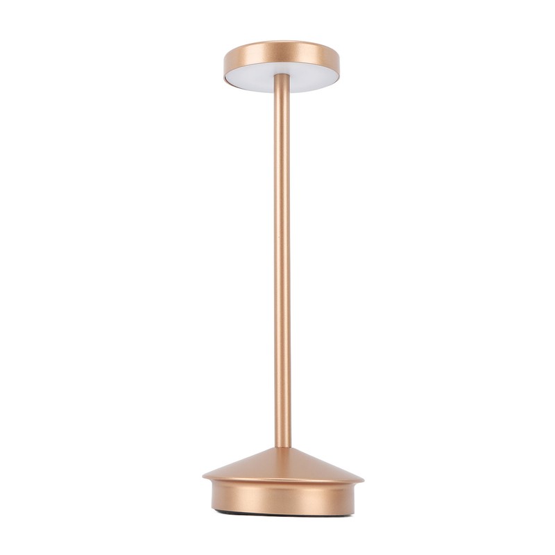 Rechargeable LED Table Lamp 2000mAh Cordless Battery Operated Metal Bedside