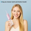 Water Flosser for Teeth Pick,360ML Rechargeable Travel Oral Irrigator Cleaner,IPX7