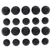 50PCS Magic Silicone Hair Rollers Includes 25 Large & 25