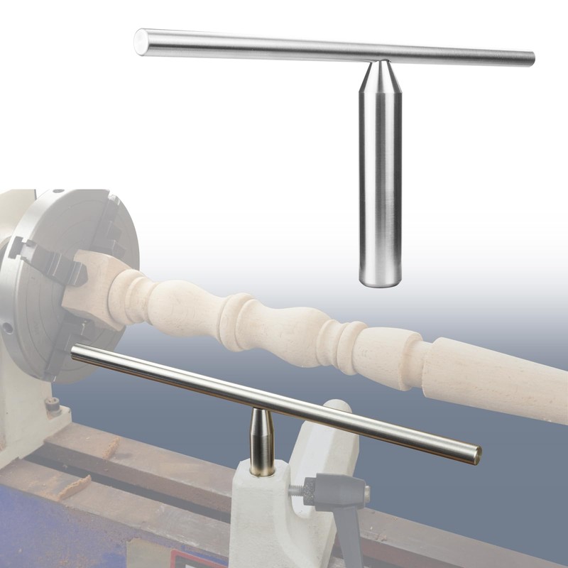 DEEFIINE 305 mm Lathe Tool Rest 25 mm Post Stainless