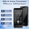 Office Language Translator Device, M80 Instant Translation with 142 Languages,