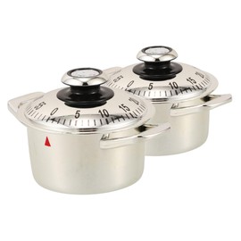 Ciieeo 2pcs Kitchen Timer for Boiling Eggs Manual Countdown Alarm for Cooking Versatile Timer for Home Office and Gym Use Sound Alert