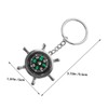 Gatuida Mini Compass Keyring Portable Hiking Navigation Tool Durable Design
