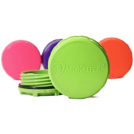 AidKeeper Hearing Device Protection Case - Crush & Water Resistant Hard Case for Storage and Protection of Aids, Batteries, and Other Devices (Lime Green)