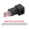 NFHK Down Angled 90 Degree 8P8C FTP STP UTP Cat