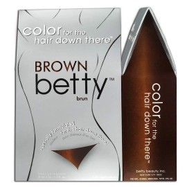 Betty Beauty Brown Betty - Hair Color for the Hair Down There Kit