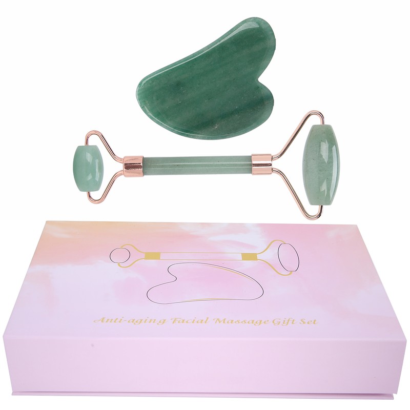 Portable Roller Massager with Heart Shaped Scraping Board Body Massage