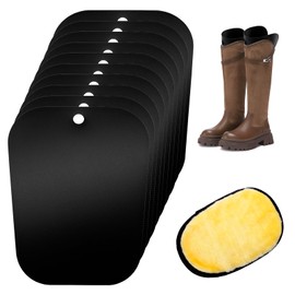 JLNGTHONG Pack of 10 Boot Stretchers, Plastic Boot Stretchers, Women, High Boot Shaper Moulding Inserts, Black Boot Shape Inserts, Boot Stand Holder for Men and Women