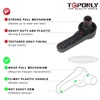 TQPONLY Seat Recliner Handle Lever Front Left Driver Side (Gray)