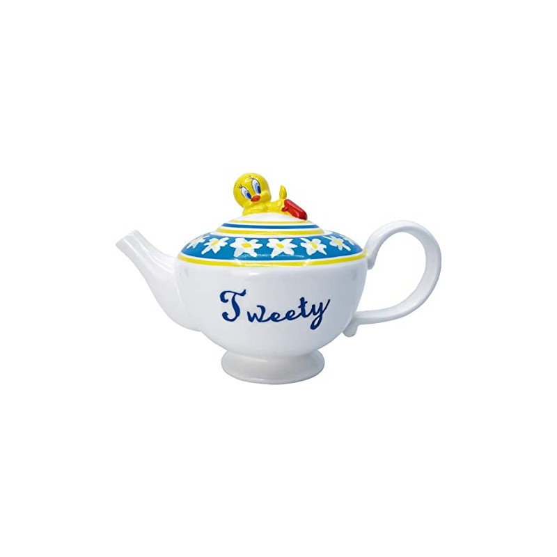 Looney Tunes SAN3835 Tweety Teapot, Approx. 16.9 fl oz (500
