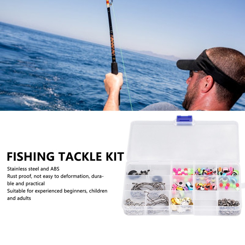 Fishing Terminal Tackle Kit Sharp Tip Stainless Steel Rust Proof