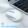 2.4G Wireless Mouse Dual Mode 2400 DPI Bluetooth Mouse with