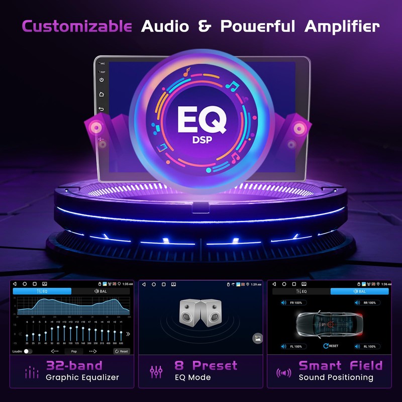 Fuluku 4+64GB Android 15 Car Stereo for Subaru Impreza WRX