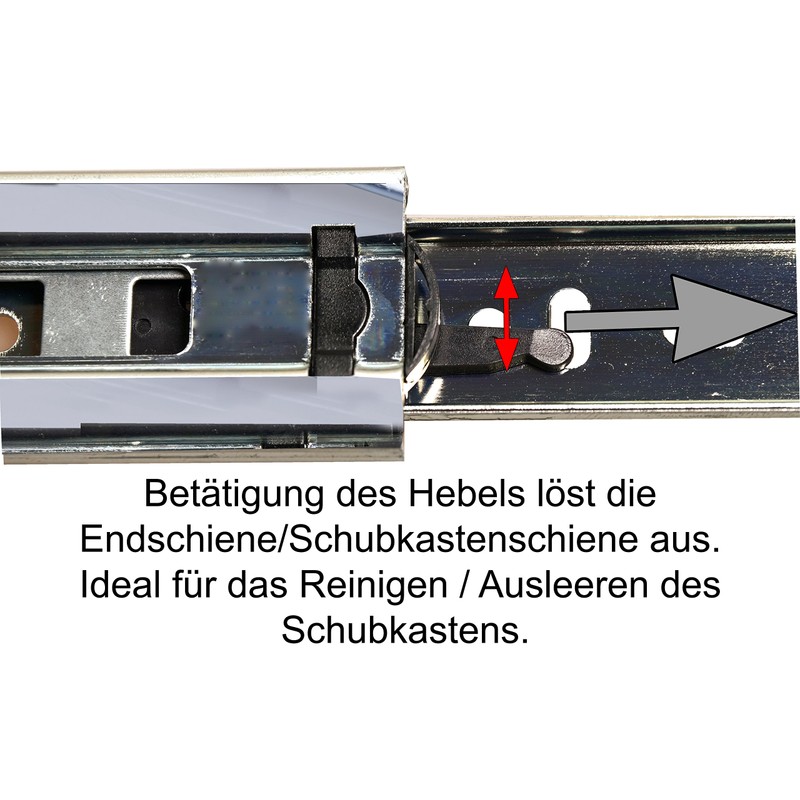 Drawer Runners 2 Pieces Partial Extension Roller Extension Ball Guide