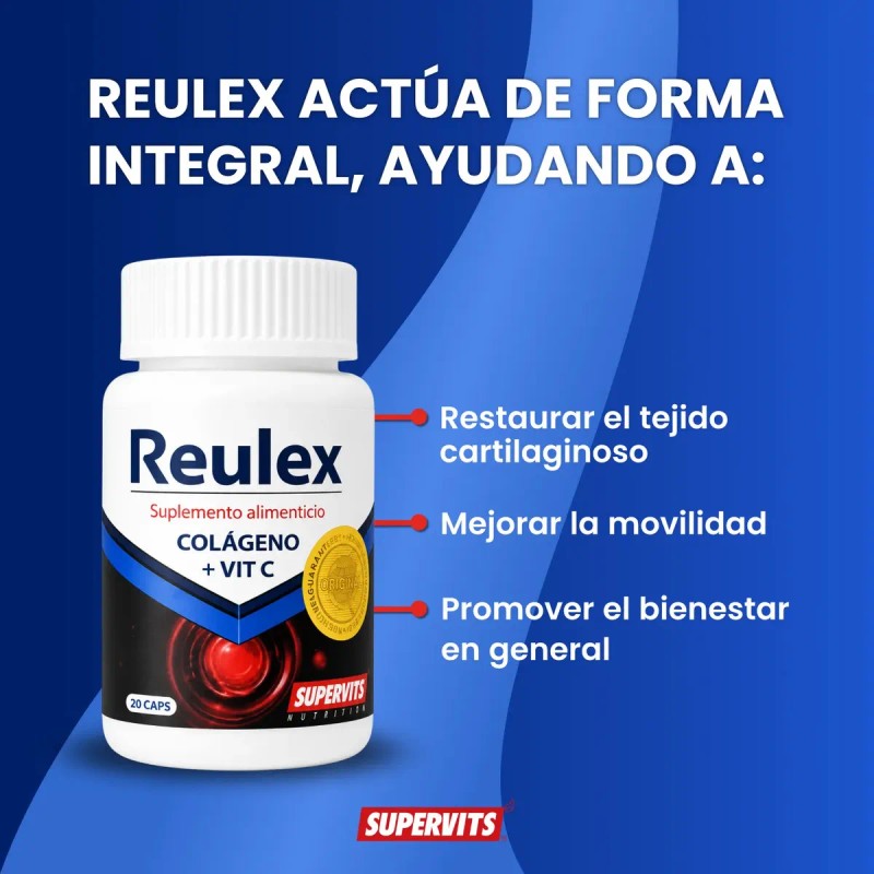 Supervits Suplemento Reulex Msm Colageno Capsulas Sabor