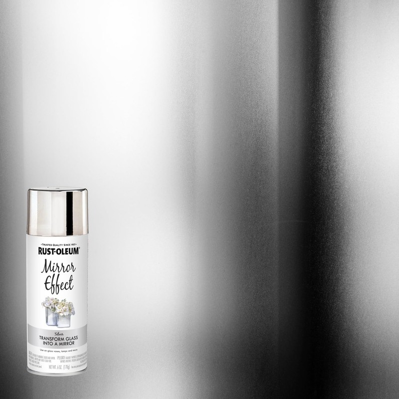 Rust-Oleum 301494-6PK Specialty Mirror Spray, Silver, 6 Ounce (Pack of