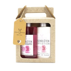 Rose Petal Shower Bath & Shampoo & Body Lotion in Gift Box 200ml Each