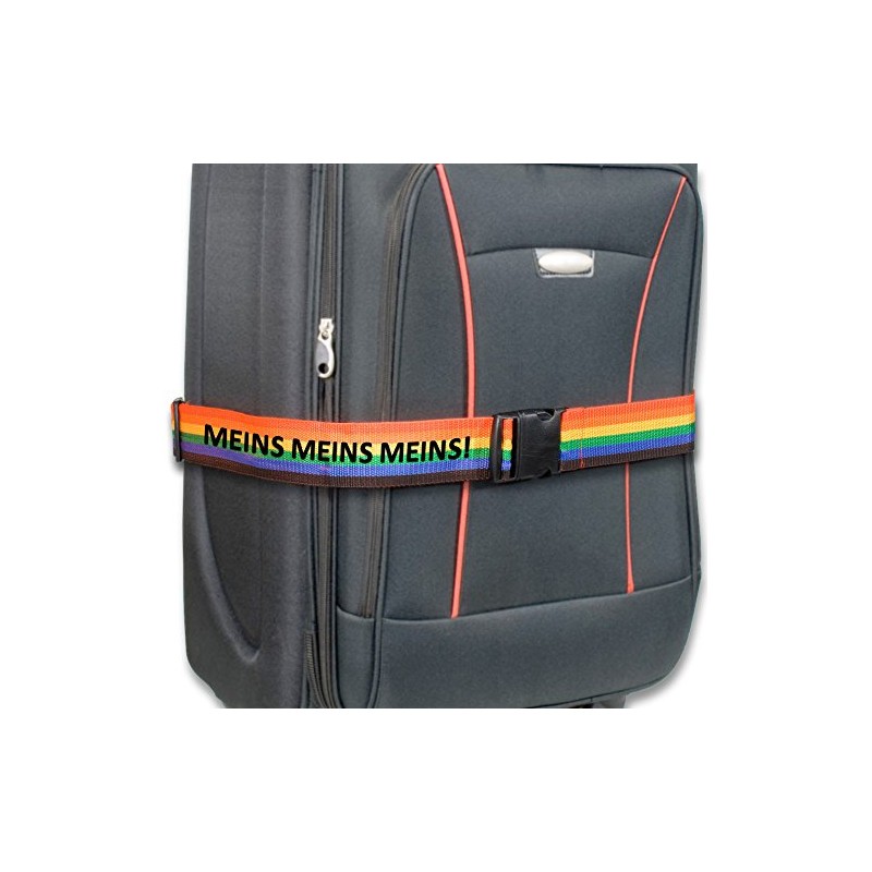 Luggage Strap Rainbow: Mine Mine Mine Suitable for All Suitcases