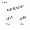 sourcing map 2x20mm Dowel Pins, 20pcs 304 Stainless Steel Round