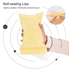 OTraki Disposable Urine Bags 600ml Super Absorbent Sealable Camping Emergency Pee Bag Large Capacity Travel Traffic Jam Portable Car Vomit Bags for Outdoor Activities(8x urine bags + 8 garbage bags)