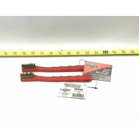 Vaper 41226 VAPER RED SMALL BRASS WIRE BRUSH (2 PIECES) NEW
