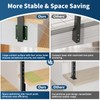 Gyykzz Side Mount Cable Railing Post 42" (Post Body 47.6"),