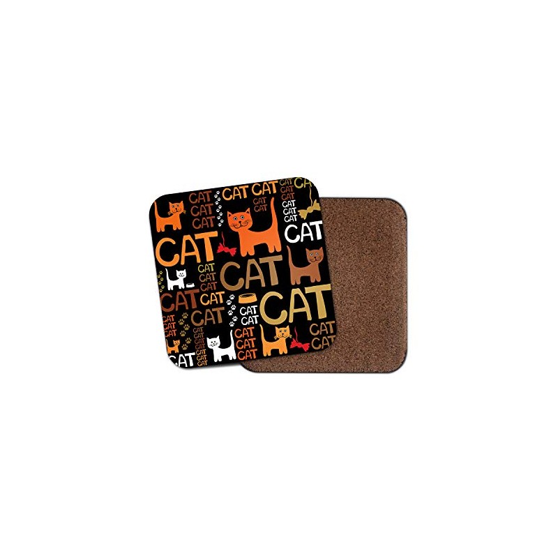 1 x Cute Cats Coaster - Cat Kitten Pet Mum