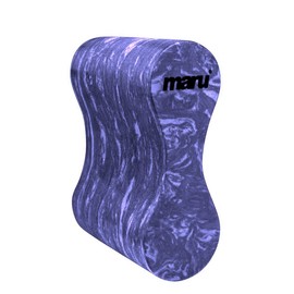 Maru Swimming Pull Buoy Float, Adults and Kids, Swimming Aid Equipment for Stength Training, Pool use, Made of Foam, Leg Float, Provides Comfort and Buoyancy (Dark Purple/Purple, Adult)