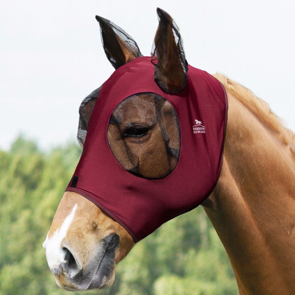 Harrison Howard Super Comfort Stretchy Fly Mask Large Eye Space