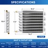 1/2" Transmission Cooler 16 Pass Aluminium alloy 8AN Tube Fin