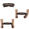 (Brown) - Sofa Arm Clip Tray, Side Table for Remote